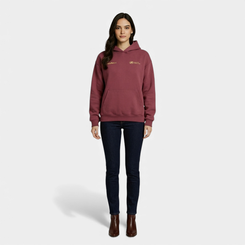 Oversized Hoodie for Women-Sweaters-Loucelia-Pink-S-Loucelia