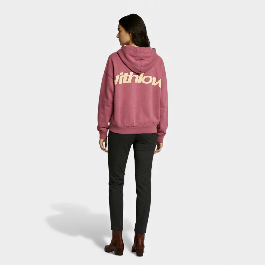 Oversized Hoodie for Women-Sweaters-Loucelia-Pink-S-Loucelia