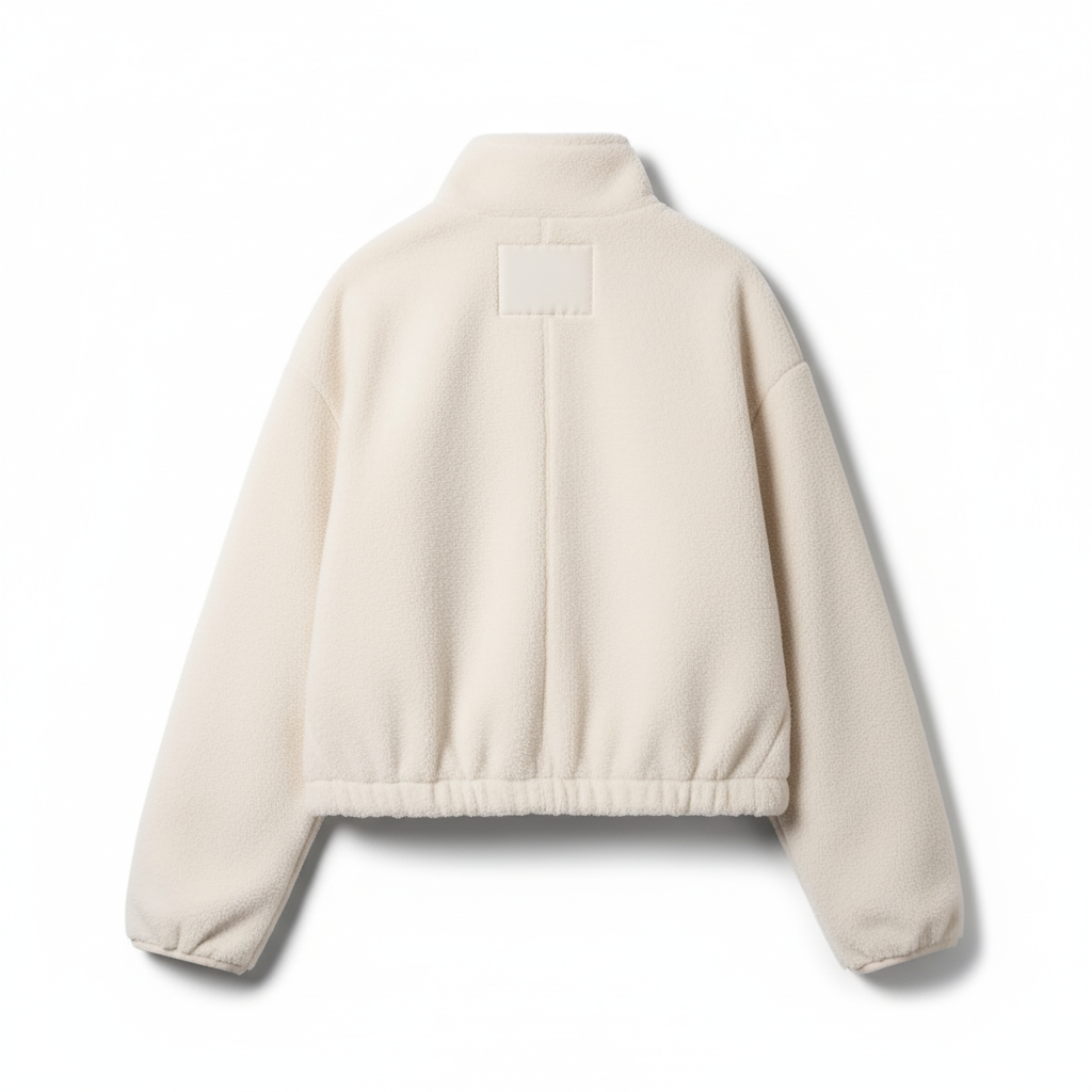 The Aria Zip-Up Jacket White-jacket-Loucelia-S-Loucelia