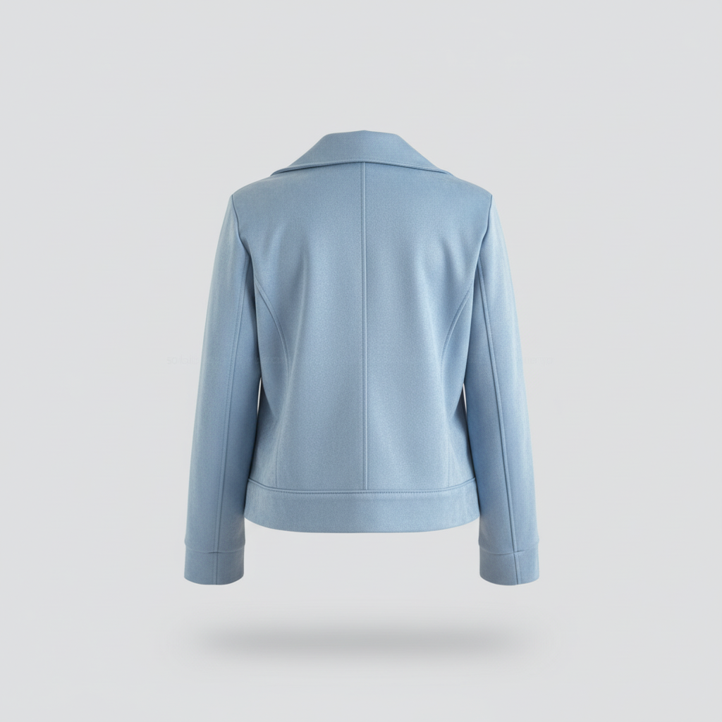 The Emilia Double-Breasted Jacket Blue-jacket-Loucelia-S-Loucelia