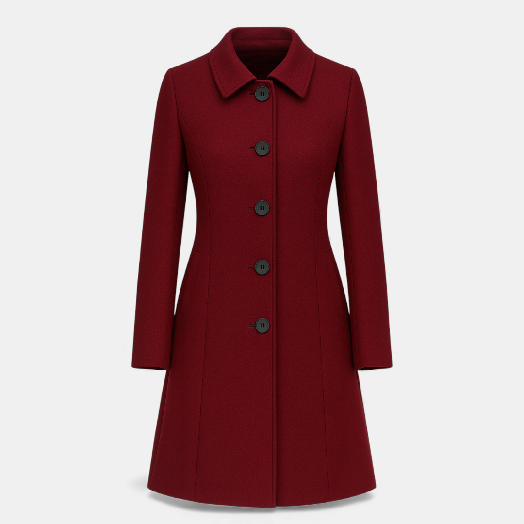 Women’s Coat – Single-Breasted Tailored Design